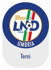 Federazione Italiana Giuoco Calcio Lega Nazionale Dilettanti DELEGAZIONE PROVINCIALE DI TERNI VIA DEL CENTENARIO,23. = 05100 TERNI (TR) CENTRALINO: 0744 303043 e-mail: del.terni@lnd.