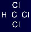 N = 7(Cl)x3 + 4(C)x1 + 1(H)x1= 26 elettroni totali 3 Passo: tracciare i legami covalenti singoli tra i vari