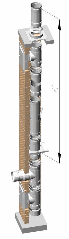 5 Modello Staffa murale regolabile chiusa C 085/853 RESISTENZA ALLA COMPRESSIONE DELLA STAFFA CARICO MASSIMO (m) Staffa murale regolabile allungata C 085/853 Mensola telescopica a pavimento 856 110