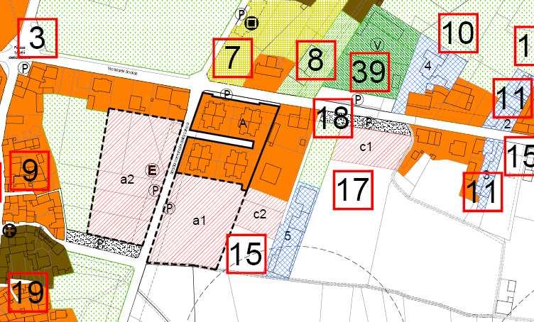 Comparto 12 lotto C1.2a INDICAZIONI DI P.R.G.C. Vigente Classificazione : Zona agricola (art.