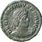 9 MOLTO RARA qbb 1 GRAZIANO 367-383 Figlio di Valentiniano