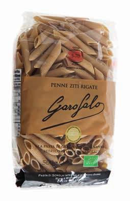 penne rigate, fusilli,