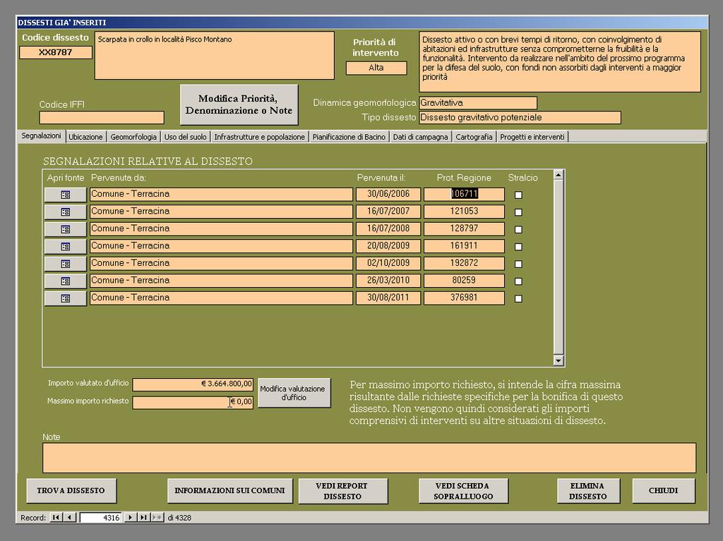 Alcuni esempi di interfaccia: