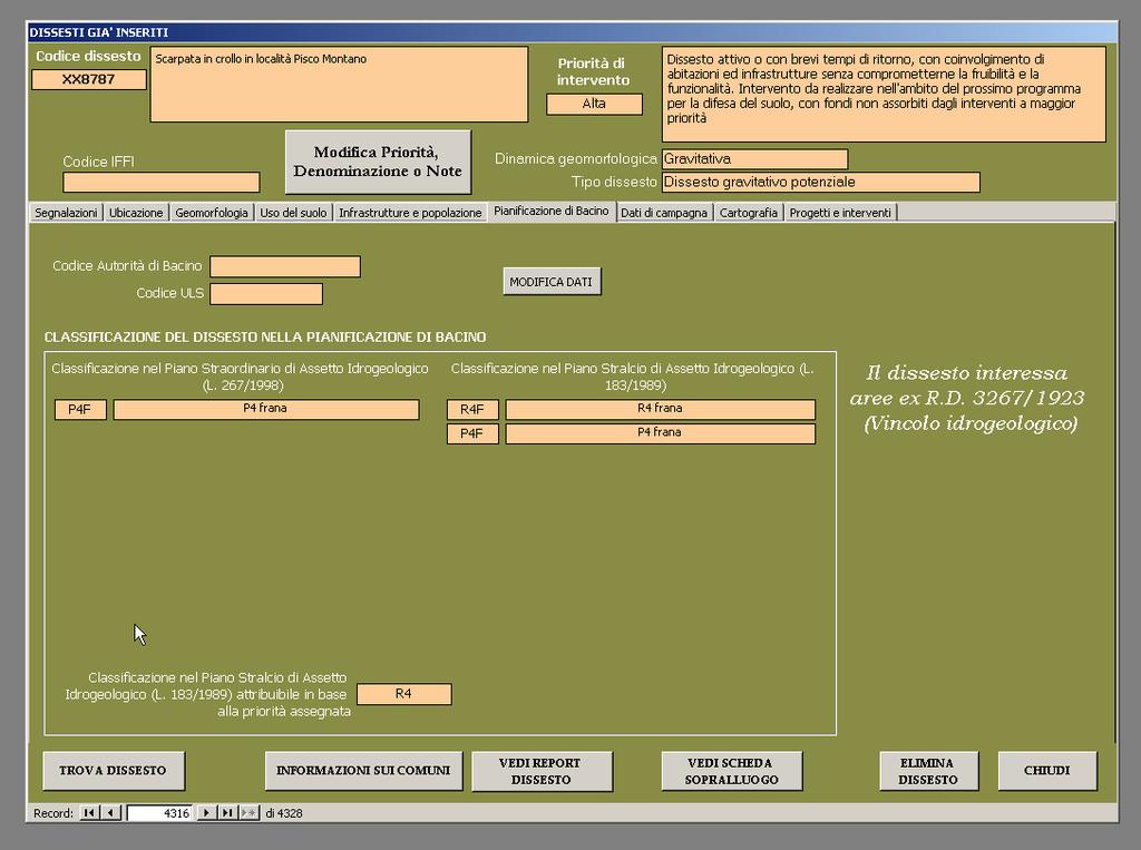 Alcuni esempi di interfaccia: