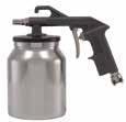 250001 1 270001SV 1 Pistola antirombo con tubo flessibile Spray gun for underbody sanded paint
