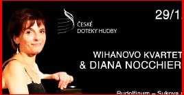 prosince 2017 Dovolujeme si oznámit koncert Wihanova kvarteta s italskou klavíristkou Dianou Nocchiero, který se uskuteční v rámci mezinárodního hudebního festivalu České doteky hudby. Pátek 29.