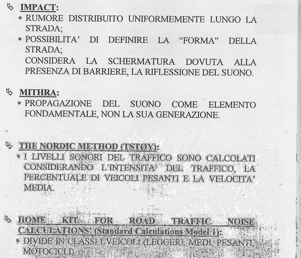 MODELLI DI SIMULAZIONE DISPONIBILI NESSUN MODELLO TIENE ESPLICITAMENTE IN CONTO