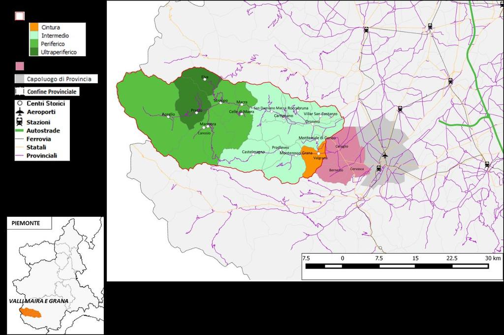 Le Valli Grana e Maira VISIONE Numero comuni 18 Popolazione 13689 Var