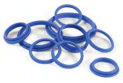 Guarnizioni interne 3-A in silicone blu ACCESSORI Caratteristiche: GUARNIZIONI IN SILICONE ALIMENTARE BLUE CERTIFICATO Features: GASKETS IN BLUE SILICONE CERTIFIED FOR FOOD INDUSTRY CODICE
