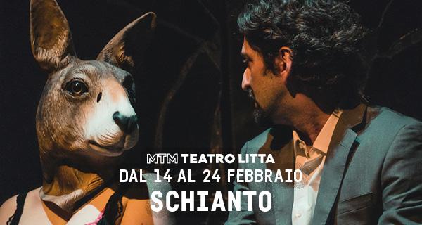 Dal 14 al 24 febbraio 2019 MTM Teatro Litta SCHIANTO ideazione e regia Stefano Cordella produzione Oyes Un viaggio surreale nell