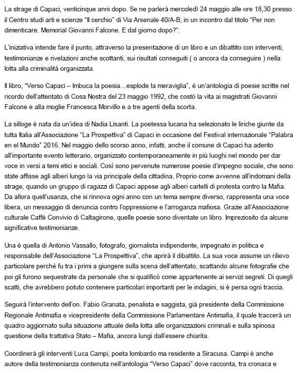 Ritaglio stampa ad uso