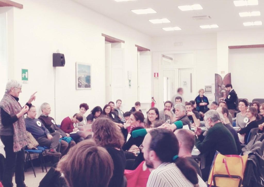 IMMAGINARE Co-Progettazione e Visioning Brainstorming Futuri Probabili / Futuri Desiderabili 28 aprile 2017 Questo incontro plenario dell'urbact Local Group è stato un evento di coprogettazione sui