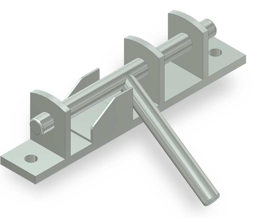 10335100/L 23 85 Dx - R 1,100 kg 83 53 210 9 Chiusura a catenaccio Locking bolt Art.