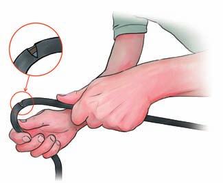 Pentru cablurile mobile (conectate la instrumentele mobile) nu este admisa utilizarea PVC. Asigura-te prin controale vizuale si cu tact ca cablul utilizat este din guma.