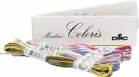 Mouliné Coloris colori sfumati - scatola da 6 matasse per colore Coloris Cartella colori 01400362.