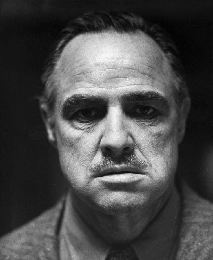 A nonimo Marlon Brando nel film il Padrino, 1972 Stampa