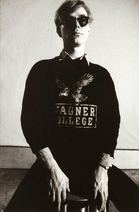 Ugo Mulas (Pozzolengo 1928 Milano 1973) Andy Warhol, New York, 1964 Stampa alla gelatina e sali d'argento cm 37 25 Vintage Al verso timbro