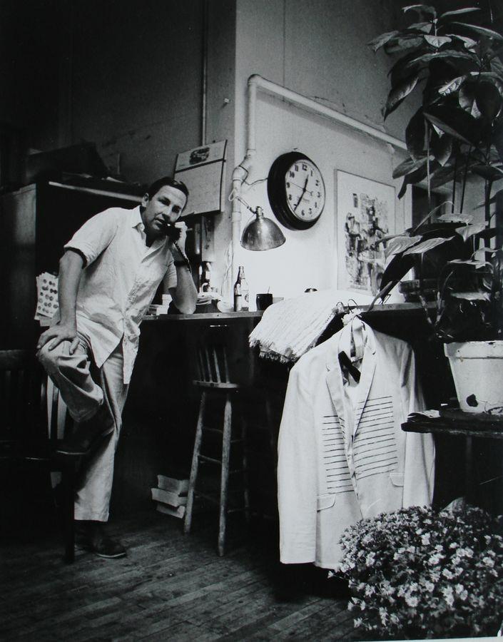 Ugo Mulas (Pozzolengo 1928 Milano 1973) Robert Rauschenberg, New York, 1964/65 Stampa alla gelatina e sali d'argento