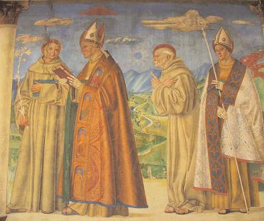 scani. Ciò che costituisce il principale intento del ramo dell Osservanza, capeggiato dal santo fondatore del convento veronese, Bernardino da Siena.