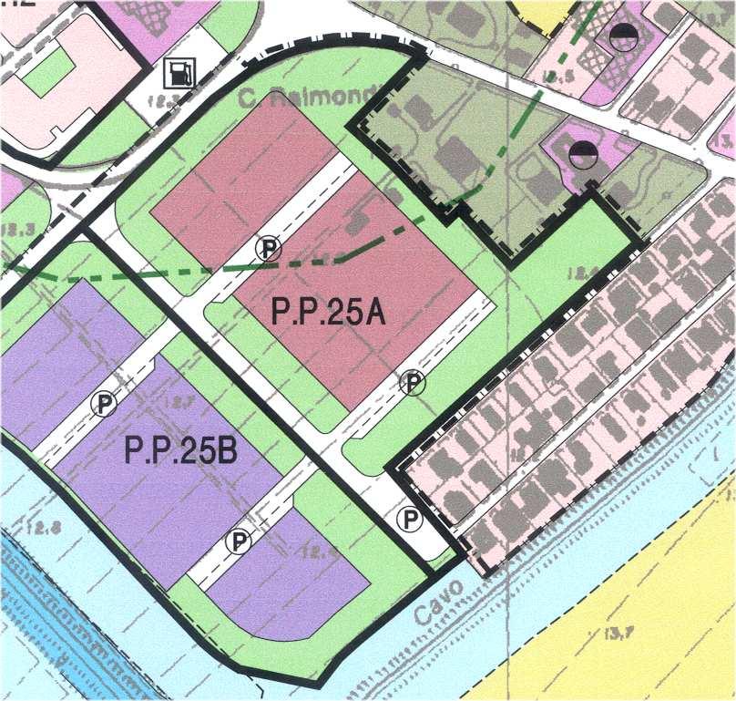 SCHEDA NORMATIVA RELATIVA AL P.P.25A (ZONA C1 RESIDENZIALE DI ESPANSIONE SOGGETTA A P.