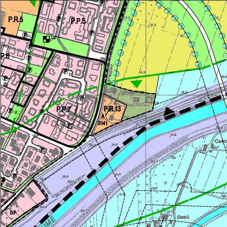 SCHEDA NORMATIVA RELATIVA AL P.R.13 (ZONA B3 RESIDENZIALE EDIFICATA A BASSA DENSITA FONDIARIA SOGGETTA A P.