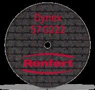 57 1522 Dynex, Ø 22 mm (0.87"), spessore 0,20 mm (0.01"), 20 pezzi No. 57 0222 Dynex, Ø 22 mm (0.