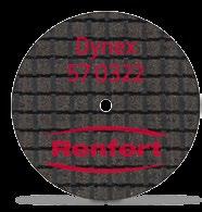 01"), 20 pezzi No. 57 2526 Dynex, Ø 22 mm (0.87"), spessore 0,30 mm (0.01"), 20 pezzi No. 57 0322 Dynex, Ø 26 mm (1.