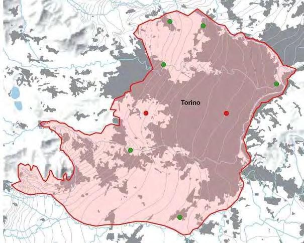 4.4. GWB-S3b: Pianura Torinese tra Stura di Lanzo, Po e Chisola Superficie: 278 km 2 Punti di monitoraggio: 8 Programma di monitoraggio 2015: Operativo Figura 4.