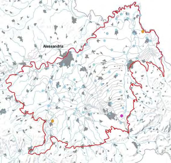 4.12.2. Pesticidi La presenza di tali sostanze (Figura 4.60), risulta meno diffusa rispetto ai Nitrati, sia come impatto che come superamento dello SQA (ve ne è uno solo).