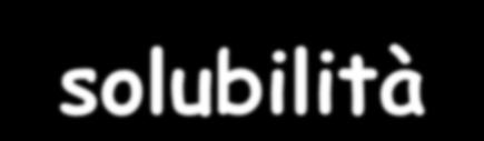 Si intende con solubilità il numero di moli di sale che si sciolgono per litro di soluzione.