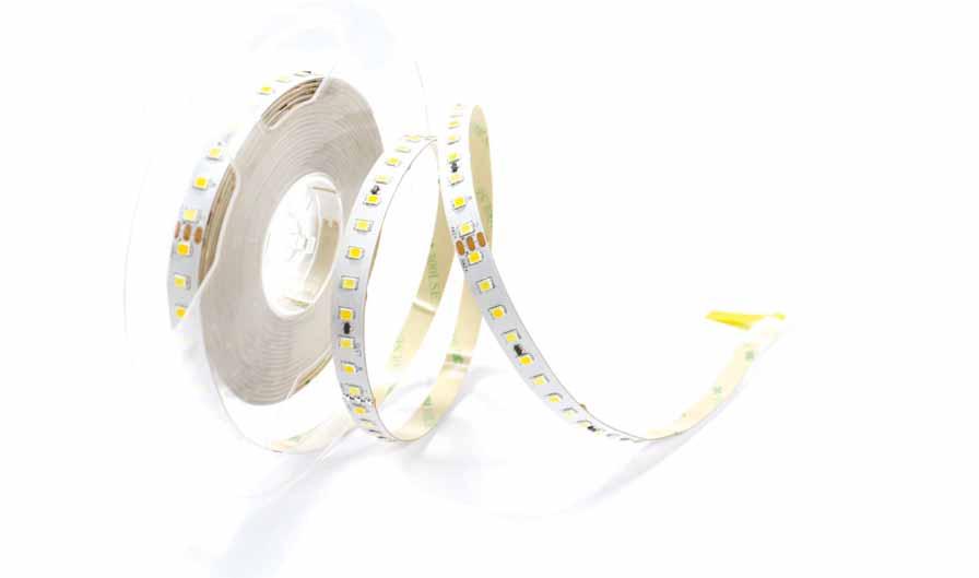 HYDRA WW-CW STRIP LED Apparecchio led con driver remoto - Strip Led in bobina da 5mt - Grado di protezione IP20/65/68 - Led 2835 - Temperatura colore regolabile da 2700K a 6000K - Un led di tonalità