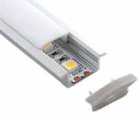 incasso 0591.0000 7 12.5 Compatibile per strip led da 4.8W a 14.4W PROFILO 0591.