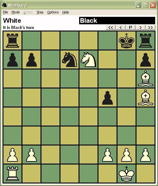 2 Democrito-Degoop (archivio FICS 1999) posizione dopo 18. g6? Il B è in vantaggio decisivo, dato il RN esposto e l enorme attività dei pezzi.