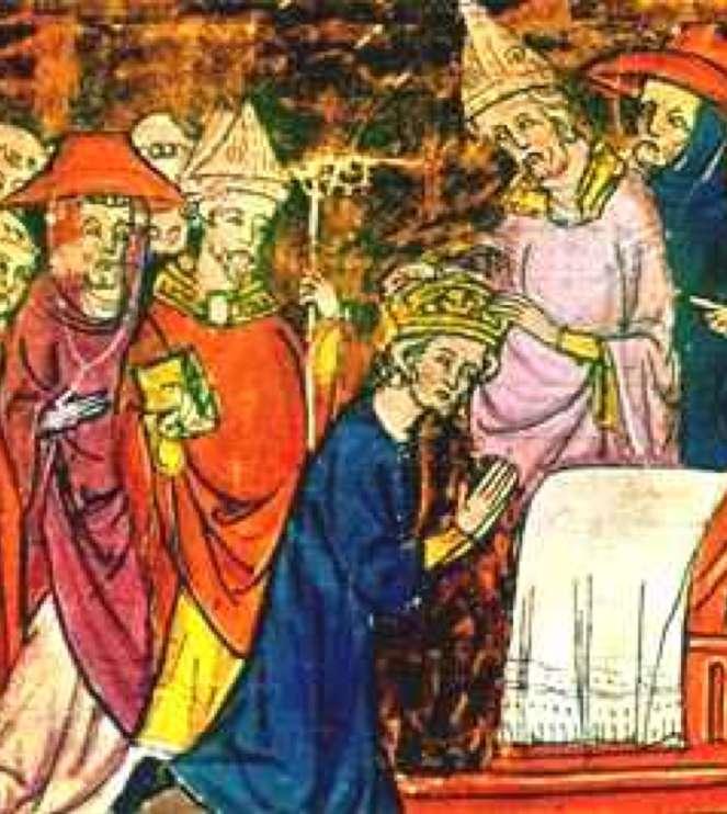 Pipino il Breve diventa il braccio 754 Pipino il Breve si fa incoronare re dei Franchi dal Papa: si trattò di un importante segno di riconoscimento dell autorità ecclesiastica.