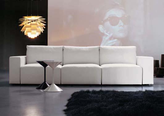 Sofa Genius in leather