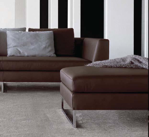 Sofa Planet-010 in leather Denver color