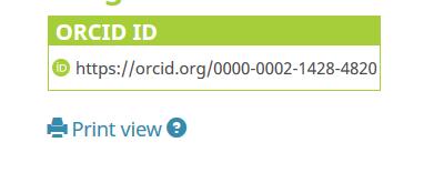 Servizi collegati ad ORCID: export da AIR/IRIS a ORCID Per il momento non è possibile selezionare le pubblicazioni da inviare ad ORCID per cui questa