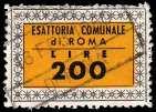 Esattoria comunale Carta bianca, liscia. Generiche (?) 1927/< Carta bianca, liscia. Caratteri in rosso. Stampa mm.