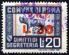 2 L. 50 verde 81.2 L. 500 rosa Soc. ABETE 84.3 L. 5000 lilla opaco 1962/<. Carta bianca, liscia. Stampa mm. 30x23.