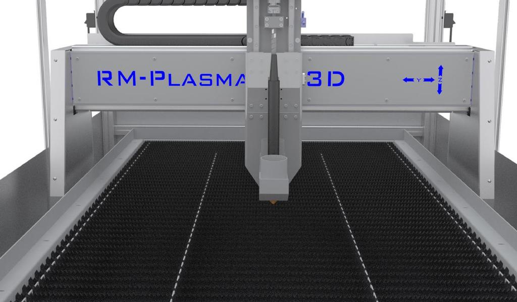 MACCHINA TAGLIO PLASMA CNC RM-PlasmaCut3D è una macchina taglio plasma CNC per