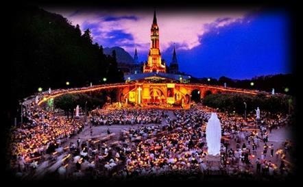 IN GIORNATA: MERCOLEDI 19 GIUGNO 2019 Italia - Lourdes - Italia. Ritrovo in aeroporto e partenza per Lourdes. Giornata dedicata alla partecipazione alle celebrazioni religiose. Pranzo.