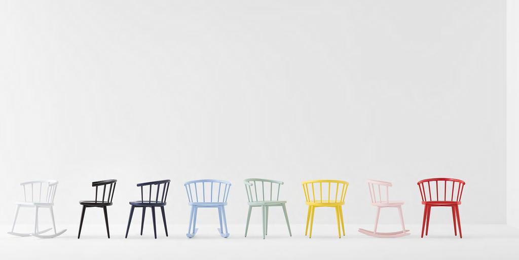 Reinterpretare un classico. Ridisegnando quella che è la tipologia di sedia tra le più diffuse della storia del design: la Windsor Chair. La famiglia W.