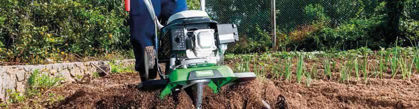 MOTOZAPPE La preparazione del terreno è una delle attività più importanti nella cura del giardino.