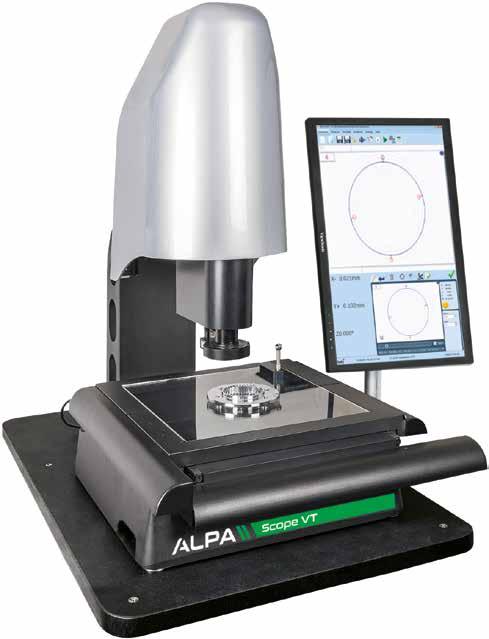 It's possible make non-contact measuring with magnification up to 195x.