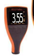 *Assembly, fitting and training not included / Installazione e corso all uso non compresi Elcometer coating thickness gauges The Elcometer 456 is a portable instrument to measure coating thickness