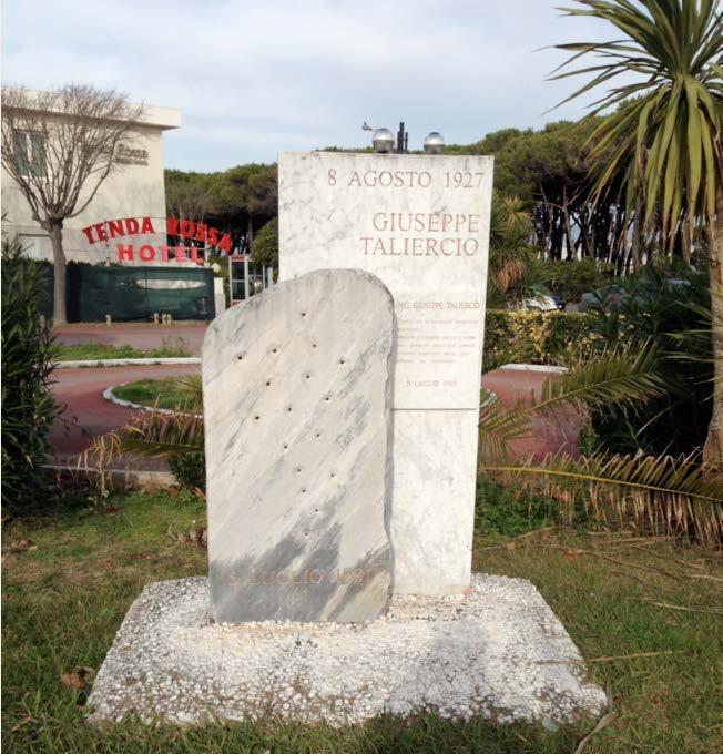 Monumento dedicato a Giuseppe Taliercio, largo Giuseppe Taliercio, Marina di
