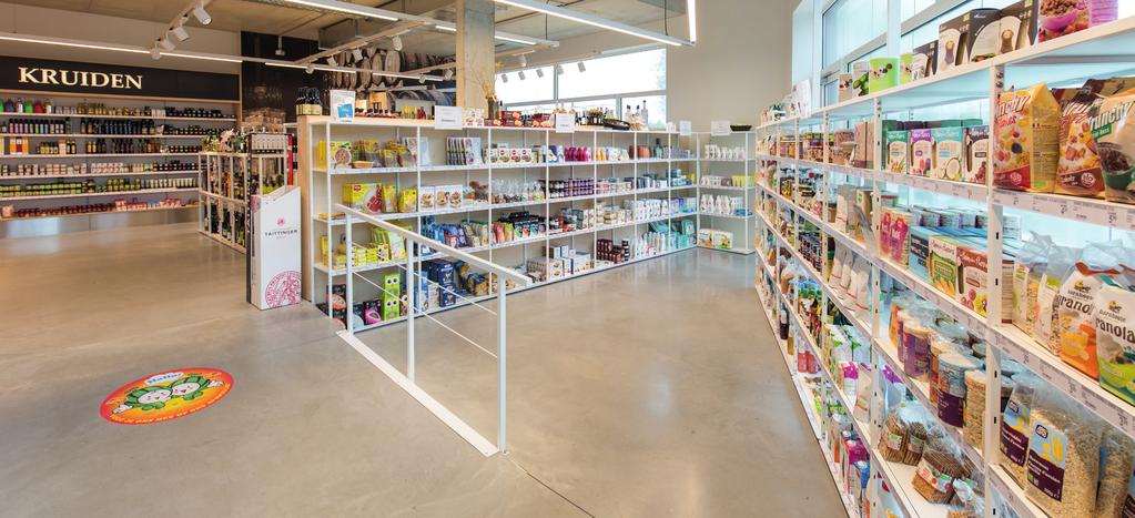 Brandtfood, Boechout I architect & shopfitter: Lemmens winkelinrichting kenmerken caractéristiques - Modulair systeem om gelakte