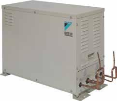 Compressore ausiliario Un compressore ausiliario consente il collegamento di vetrine refrigerate/celle frigorifere alle unità esterne Conveni-Pack e ZEAS Limitazioni per le tubazioni ridotte rispetto