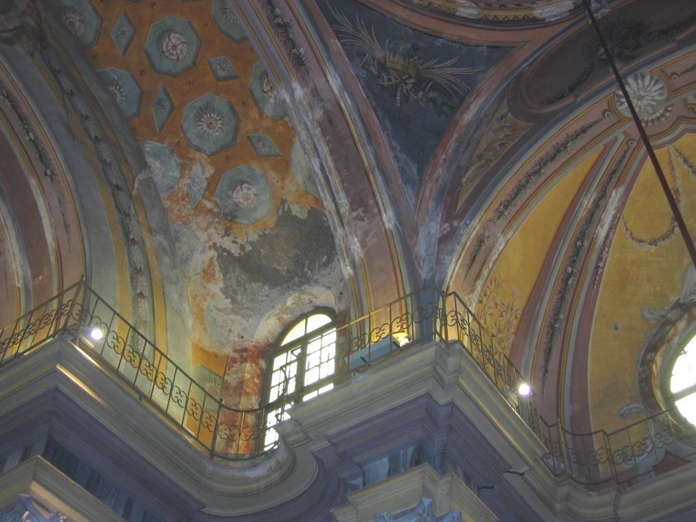 Vialfrè (TO) Chiesa dei Santi Pietro e Paolo Restauro delle pitture ottocentesche dell intero impianto decorativo