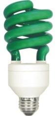 Lampada Fluorescente 20W Spiral T3 - E27 - Green Light - Ideale